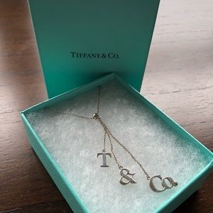 Authentic Tiffany & Co. Necklace w/ dangle lets.